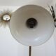 Silver grey metal lamp 50 60s