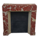 Wooden fireplace imitation marble 1900