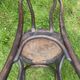 Set of 8 mismatched bistro chairs