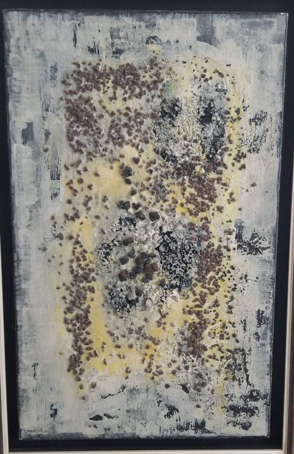 Bernard MANDEVILLE (1921-2000) - Mixed media - 61 * 38 cms