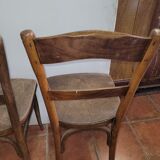 4 antique bistro chairs