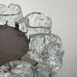 Vintage Ice Murano Chandelier by AV Mazzega, Italy, 1970s