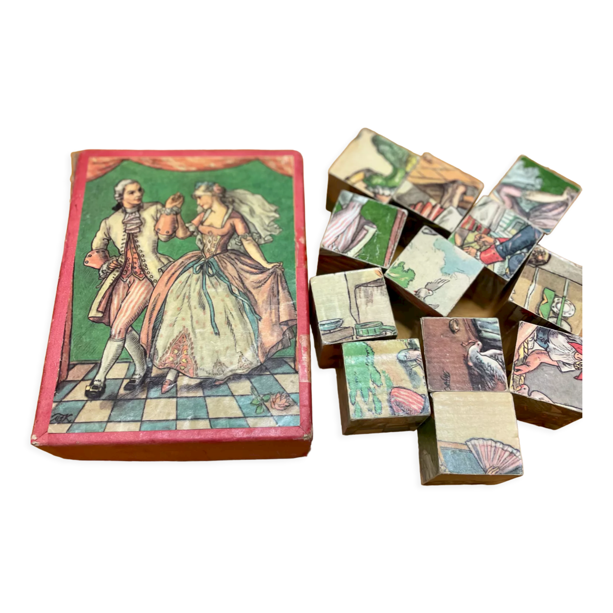 Old wooden toy for children