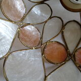 Mother-of-pearl hanging lamp