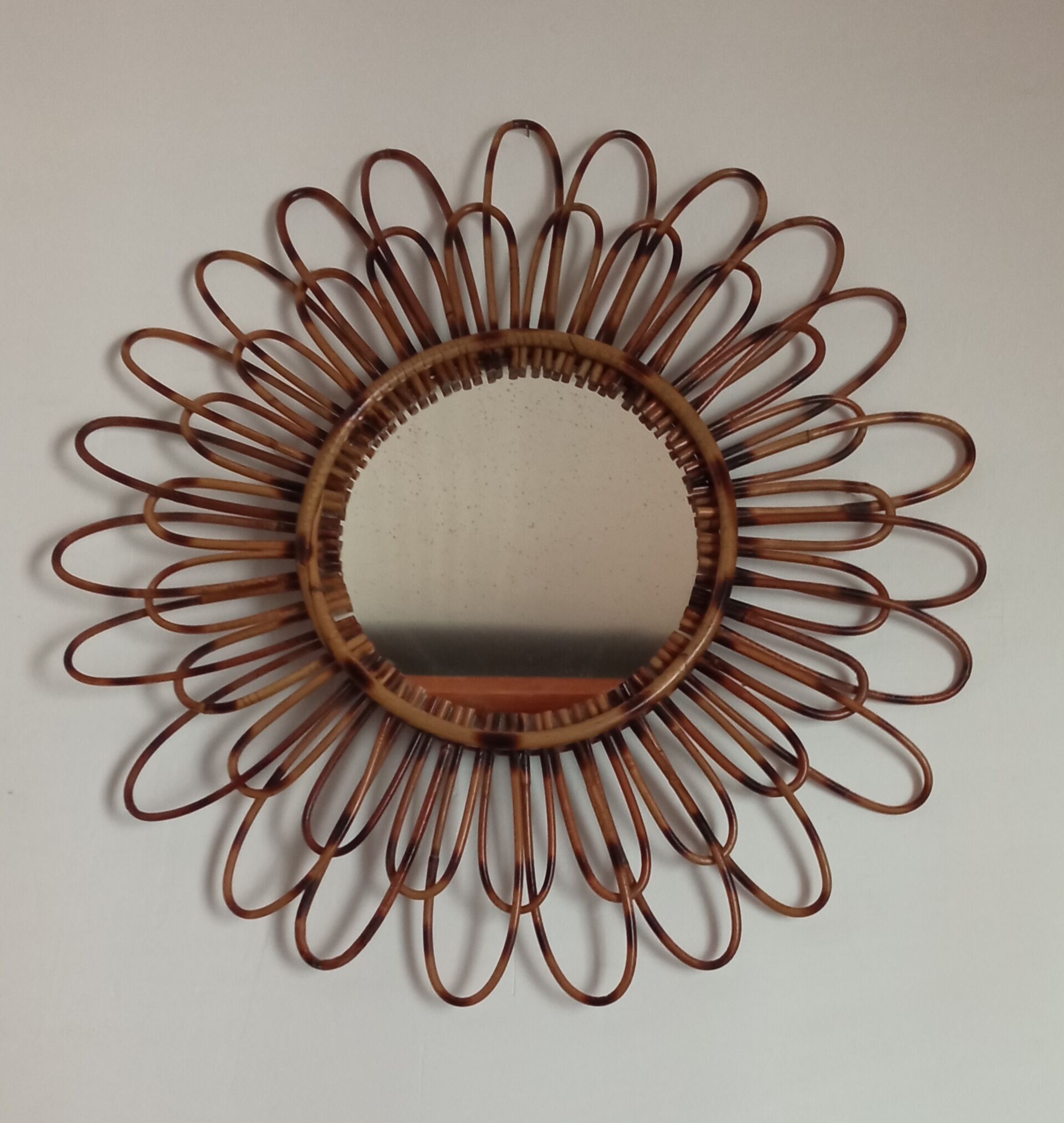 Bamboo mirror 60s