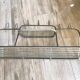 Gray-green patinated metal hat rack