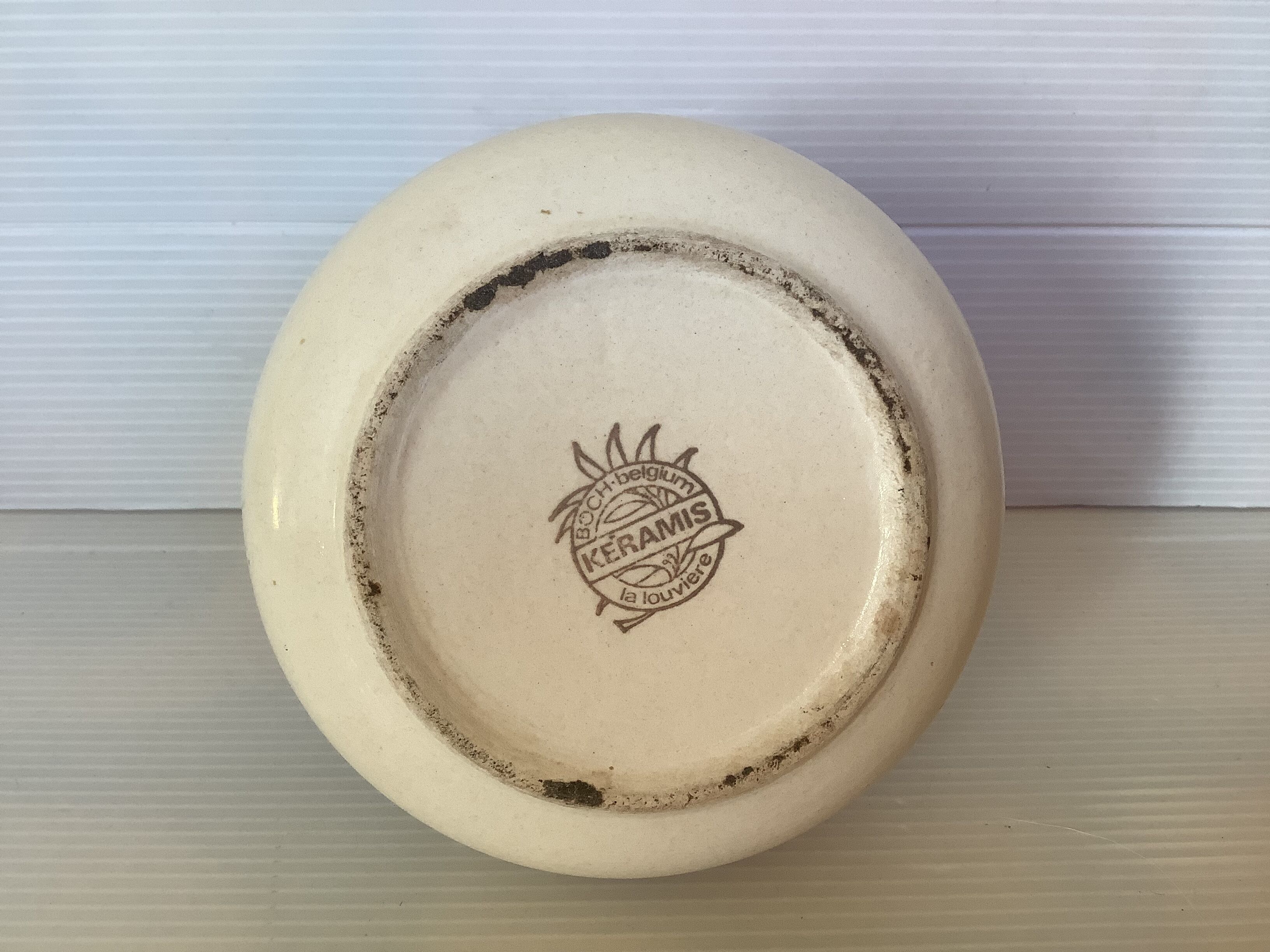 Pot keramis boch La Louvière Belgium