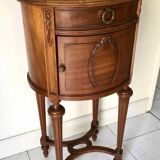 Louis XVI style round bedside table
