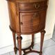 Table de chevet ronde style Louis XVI