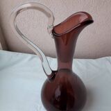 Pichet aiguière verre soufflé