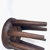 Large Nupe Stool 8 feet 50 cm – Solid wood tribal sculpture, piece