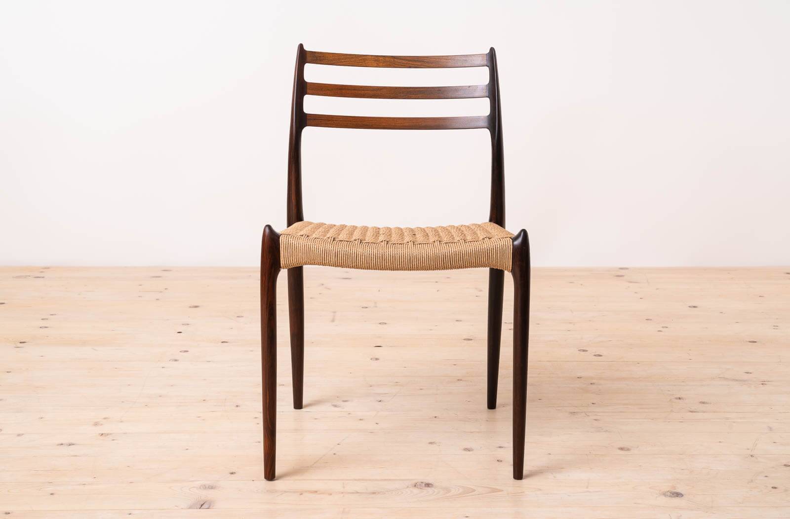 Set of 4 Dining Chairs by Niels Otto Møller, Denmark, 1960s, Model 78