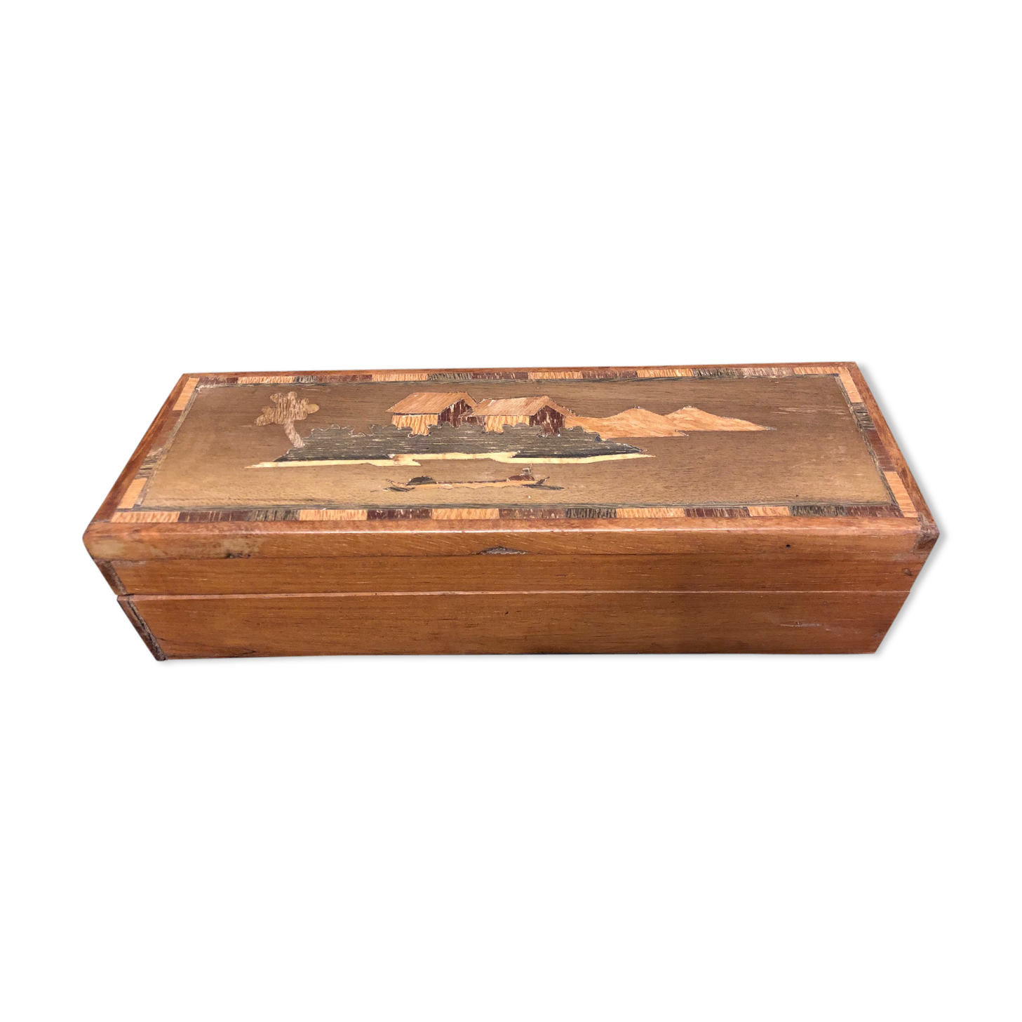 Old bamboo marker plumier