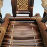 Fauteuil en bambou, années 1970