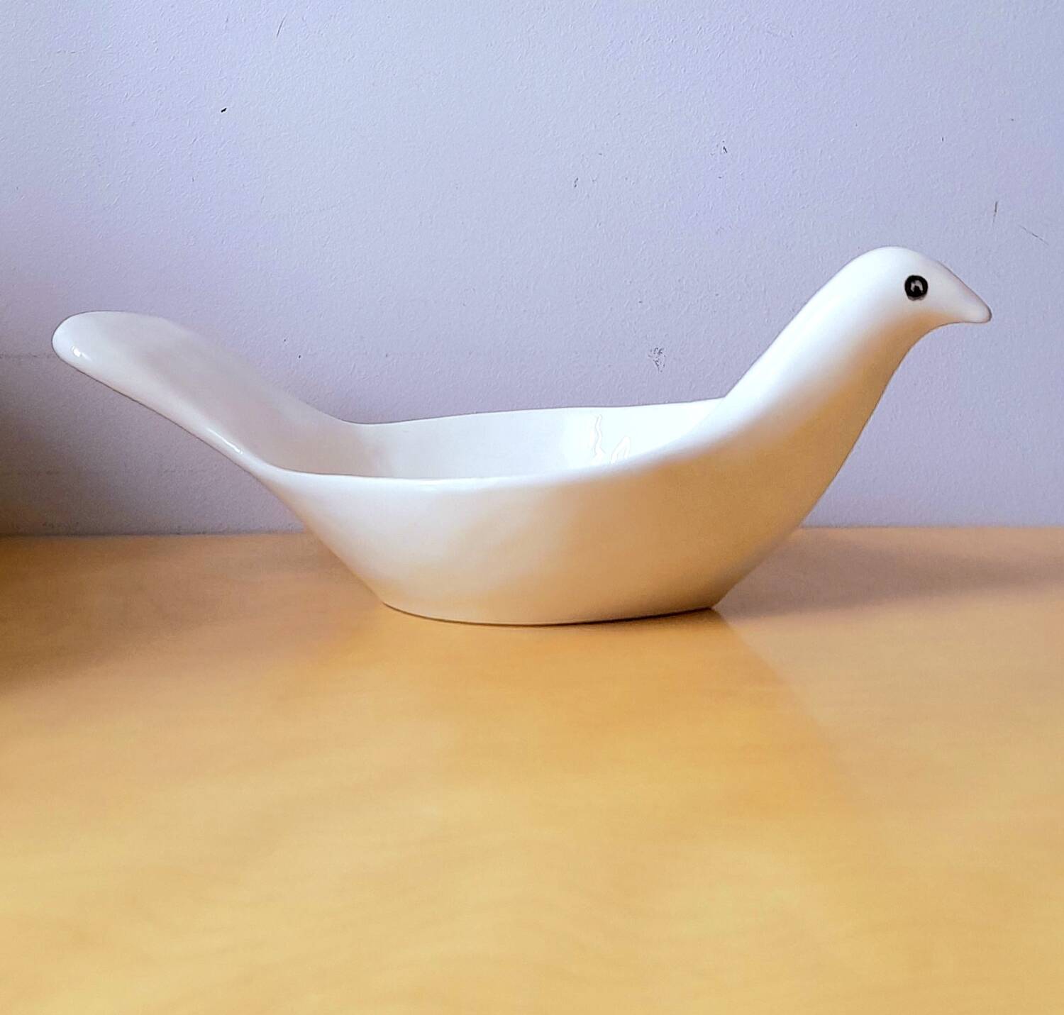 Bird fruit bowl, Gien 1960
