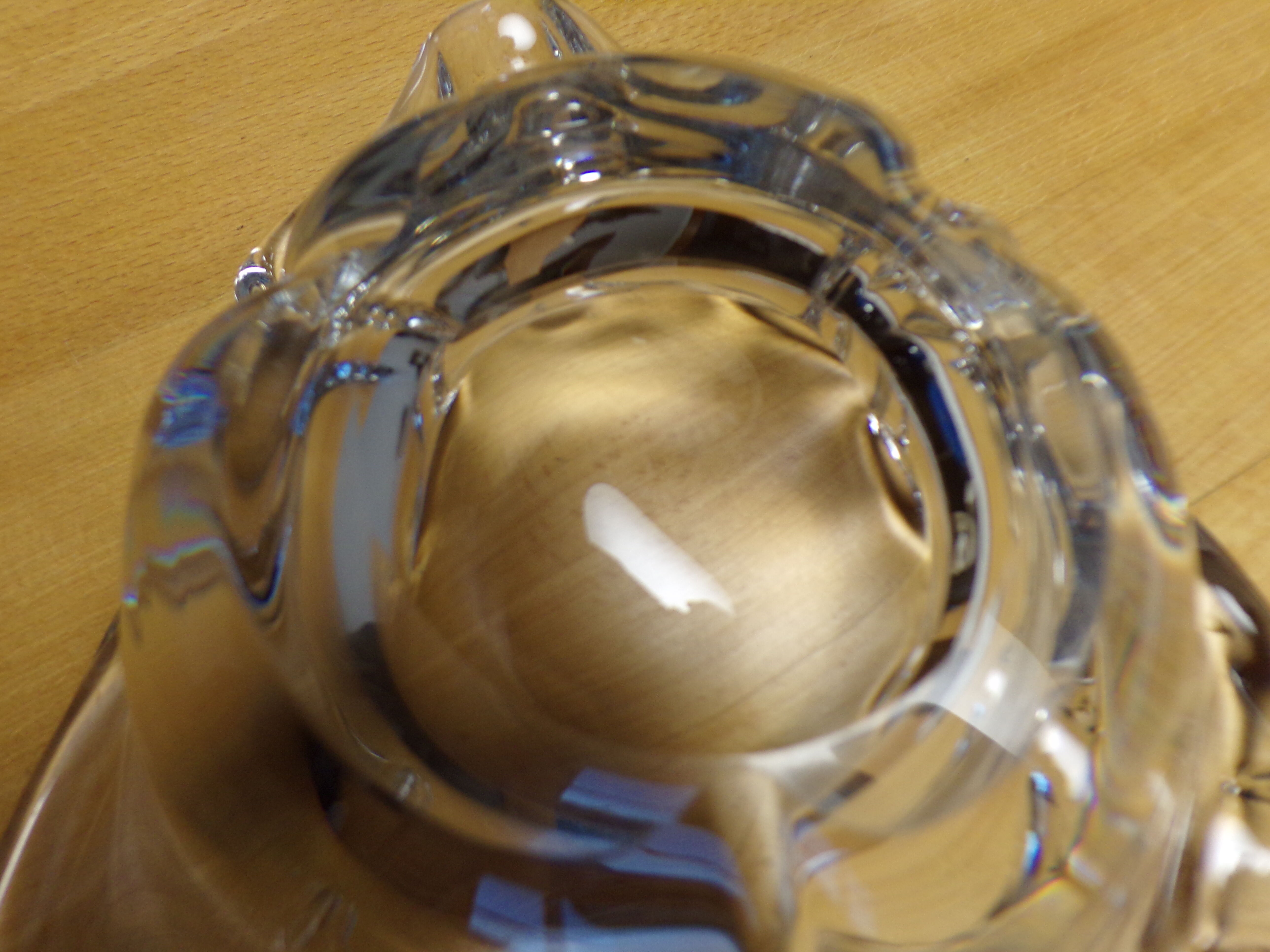 Empty crystal pocket of Lorraine