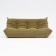 Canapé trois places Togo en bouclé olive par Michel Ducaroy pour Ligne Roset