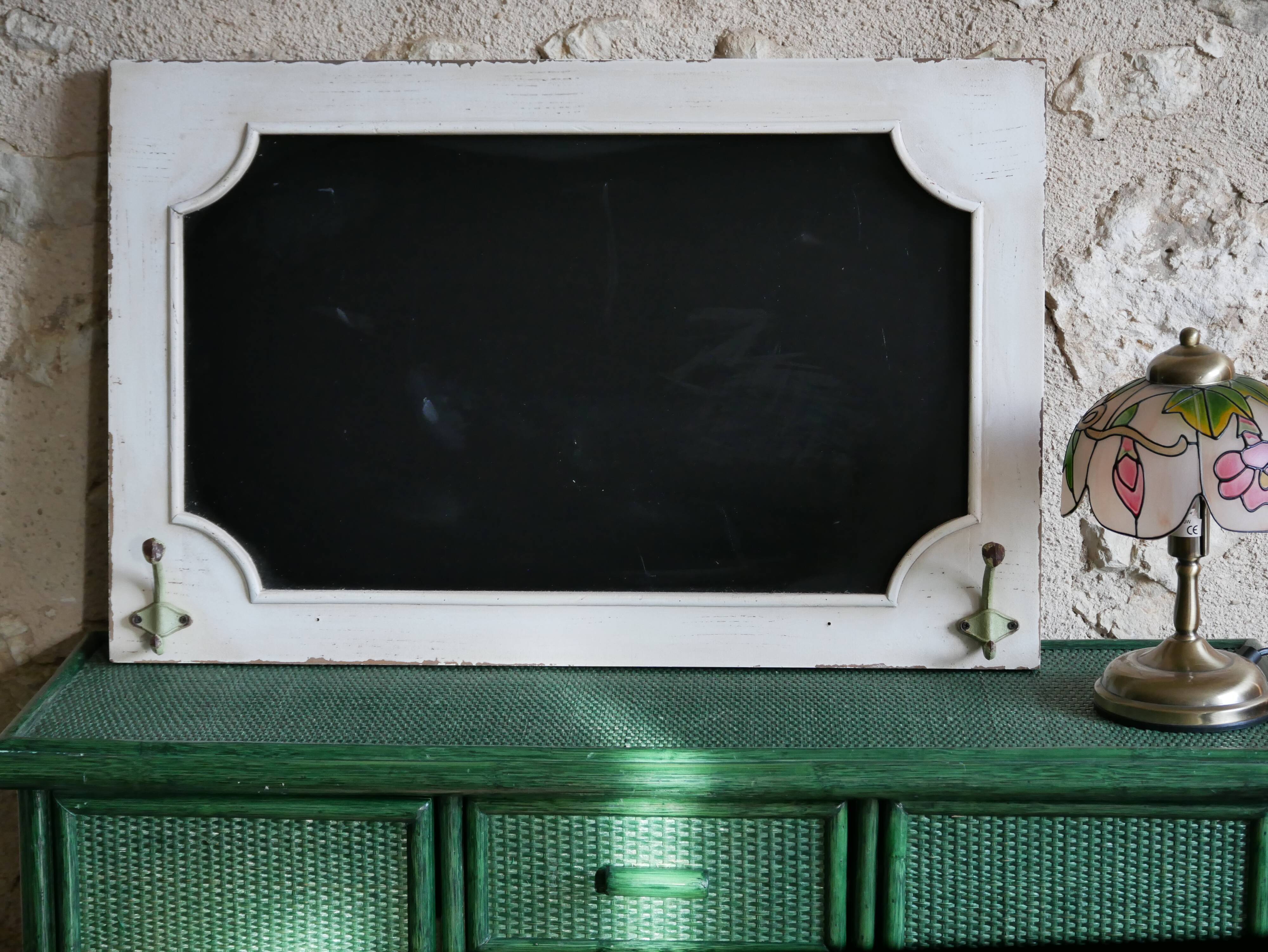 Coat hook slate board