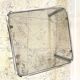 1970s coffee table glass and chrome steel