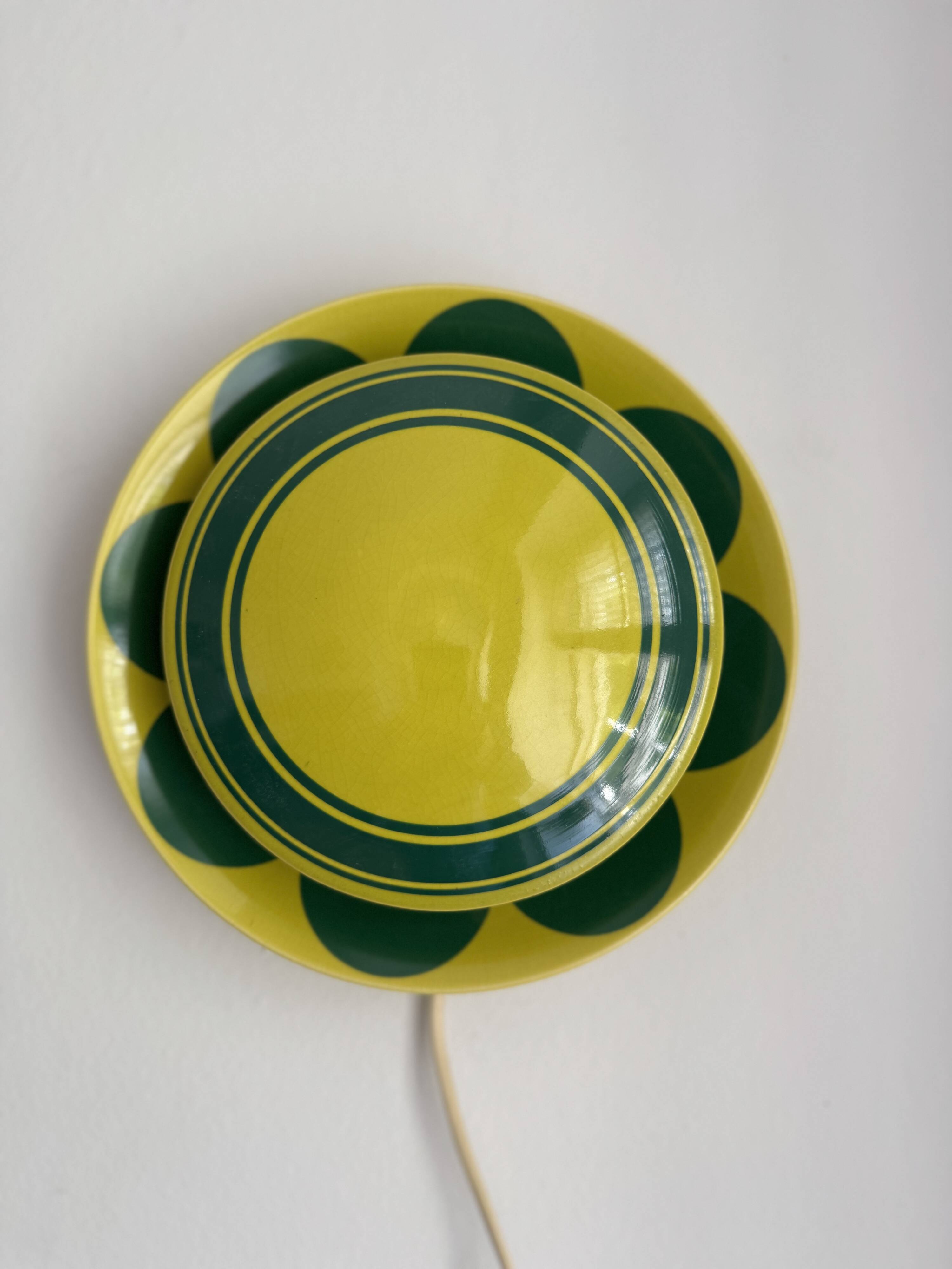 Wall sconce  ceramic, olle alberius, swedish, rörstrand, 1960s