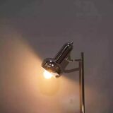 60s chrome metal articulated lamp