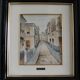 Aquarelle "rue en Espagne" F. Verdú