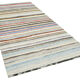 Anatolian handmade bohemian 1970s 156 cm x 319 cm wool kilim