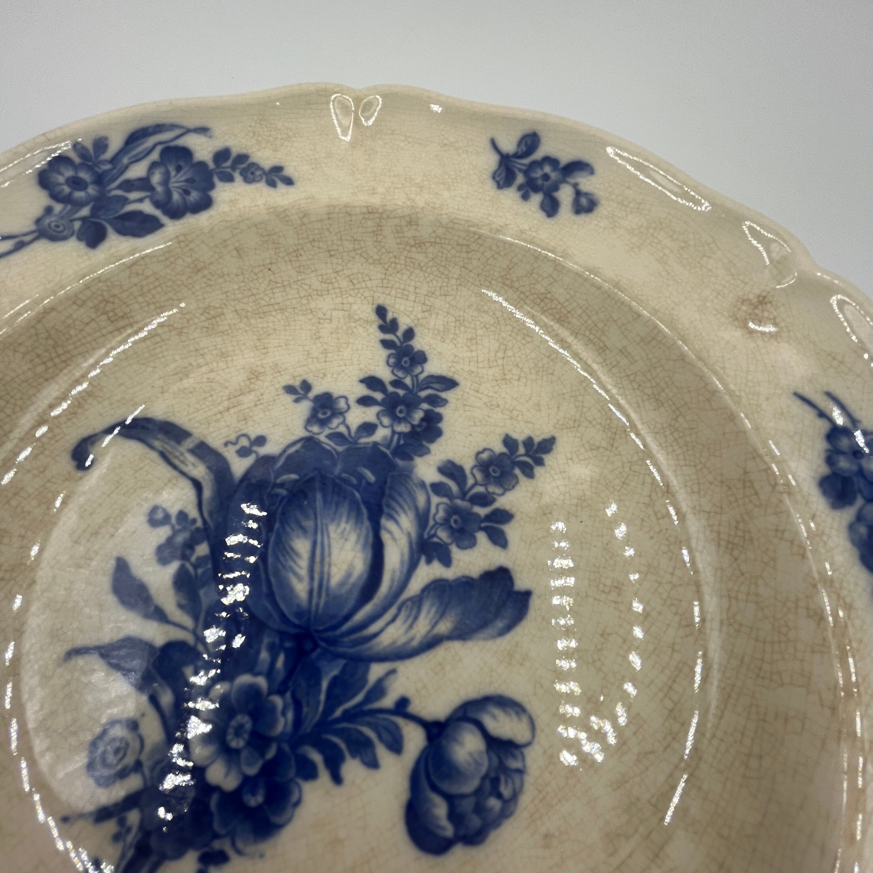 Mettlach Villeroy & Boch flat plate from Sart-Bassin