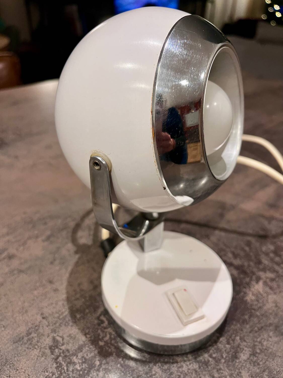 Eyeball lamp design Italian 60s/70s