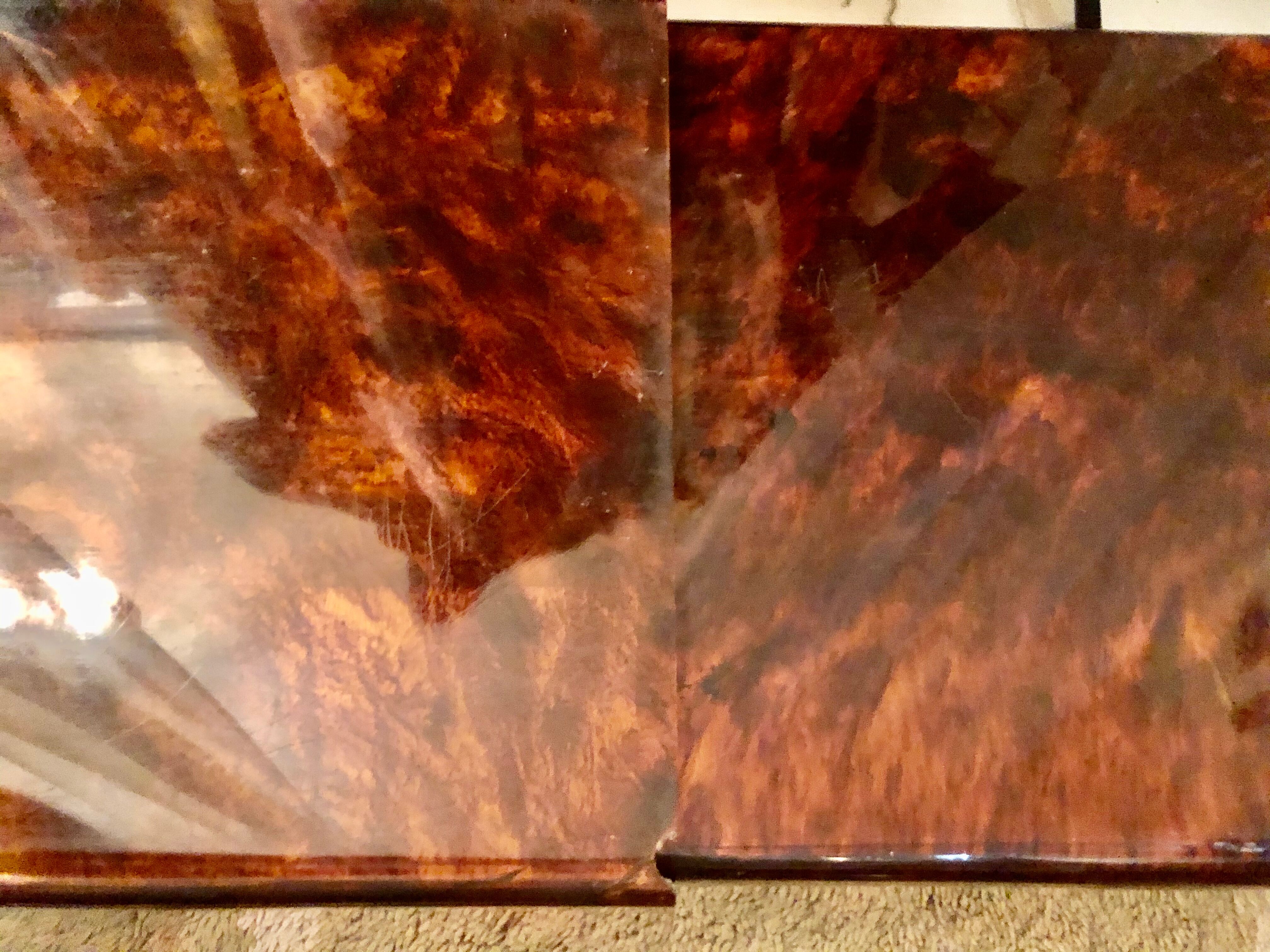 Christian Dior tables in metacrilique 1970