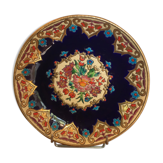 Longwy enamels hollow dish