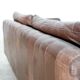 Mid-century patchwork leather sofa in the style of De Sede, 1970s