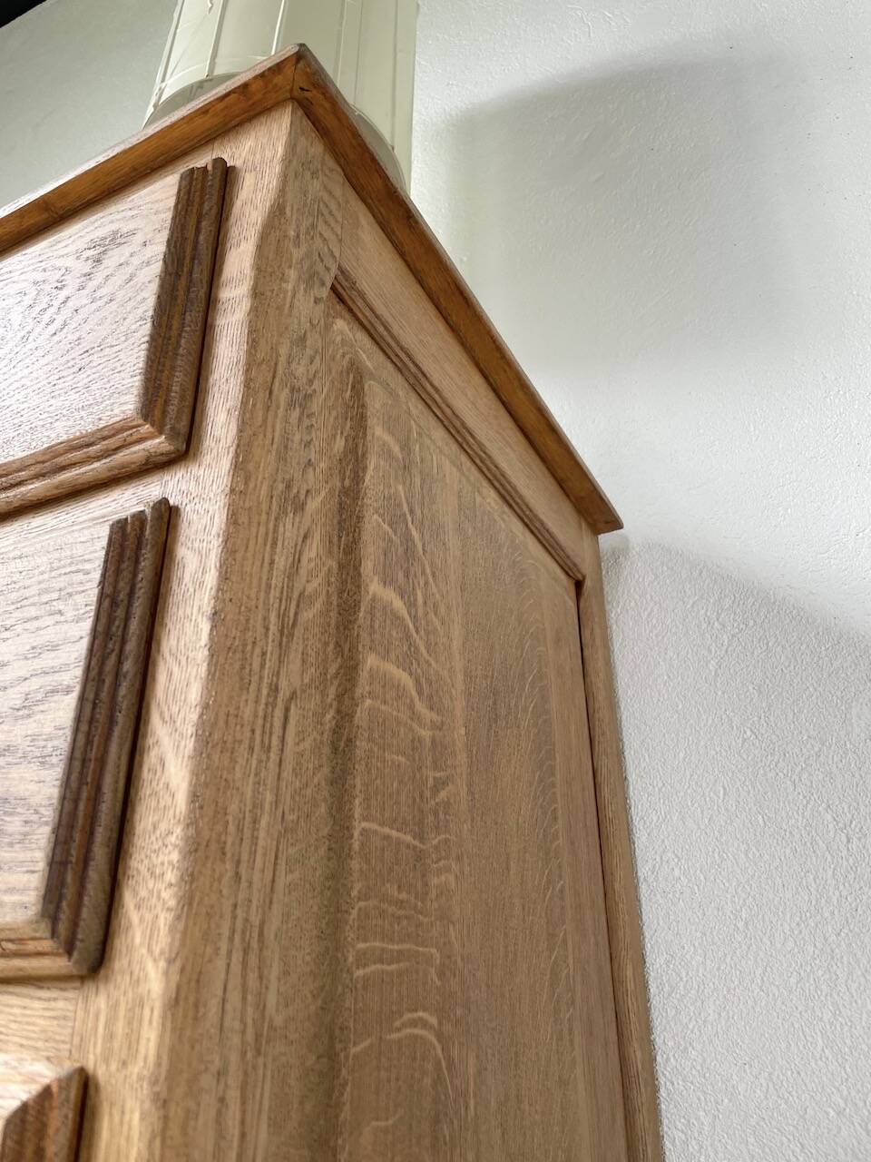 1950 oak chiffonier chest of drawers