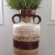 Vase in shades of brown and beige, ceramic - 1960s/1970s