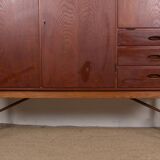 Danish Teak Highboard by Kurt Ostervig for Randers Mobelfabrik 1960.
