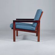 Fauteuil Capella par Illum Wikkelso pour Niels Eilersen. 1959.