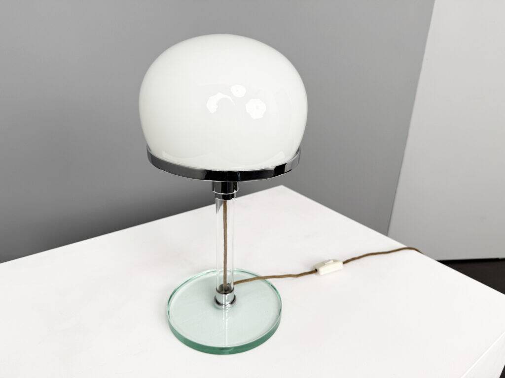 Bauhaus table lamp, designed in 1923 by Carl Jacob Jucker for Imago DP, Italy, 1960s