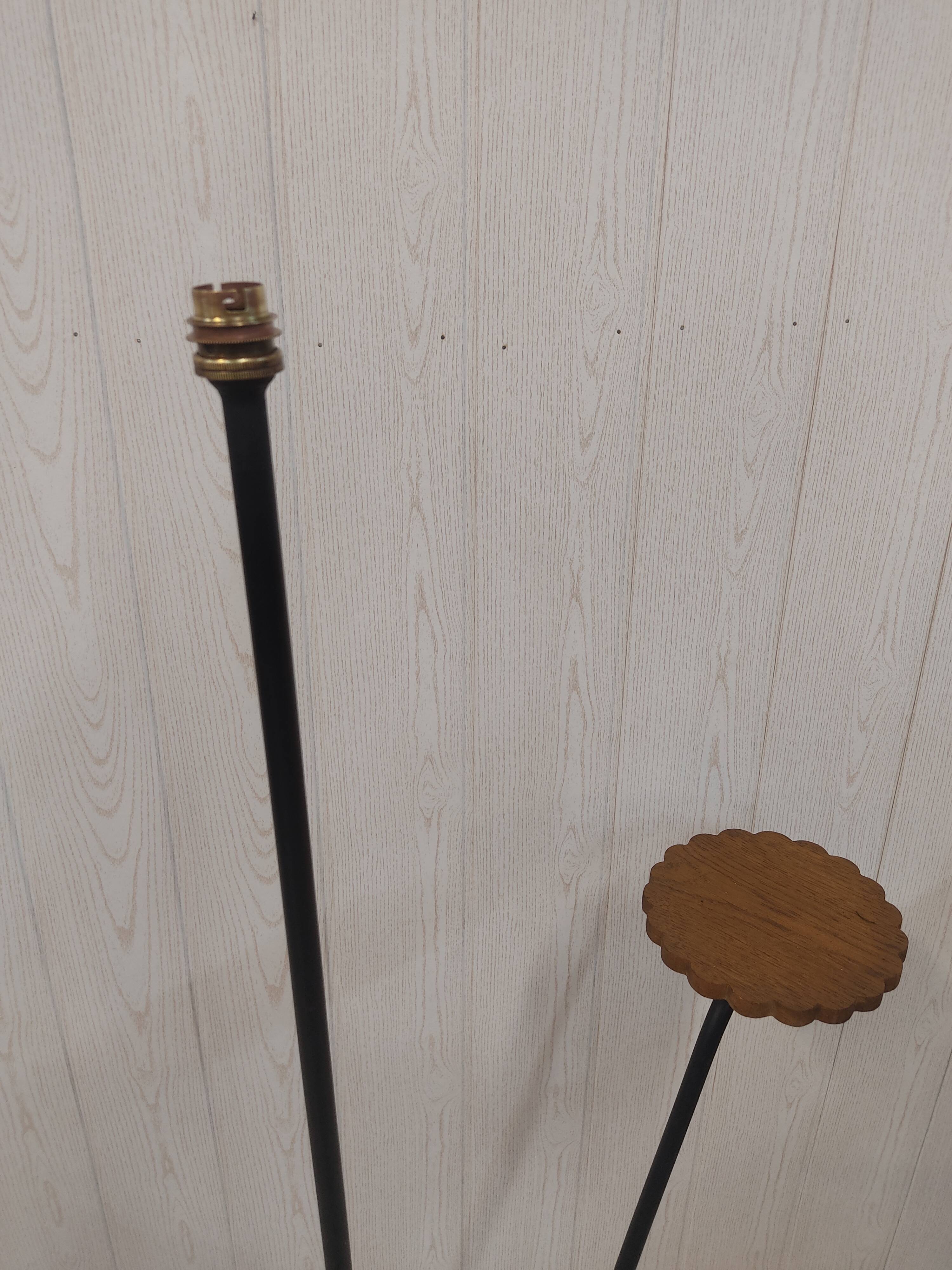 Vintage tripod floor lamp for plant holders