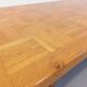 Vintage solid oak coffee table from the 70s 80s Perriand Regain Chapo style