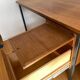 Teak and steel desk