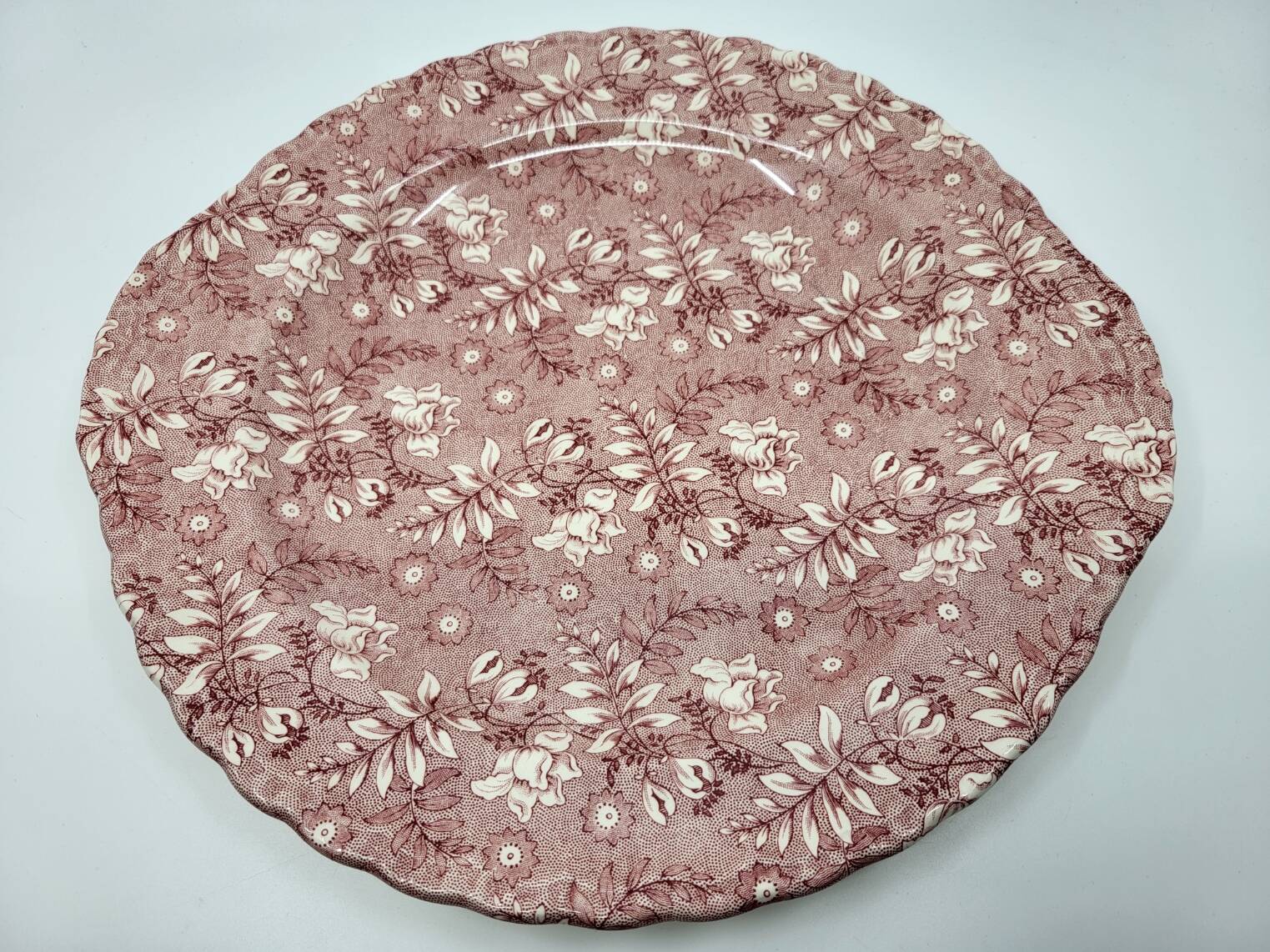 Service  Grindley of Stoke Royal Tudor Velvet en faïence Rose Anglais