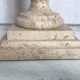 Stone lamp the Vintage Dolphin 55cm