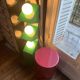 Lampadaire vert par Axel Chay pour Monoprix