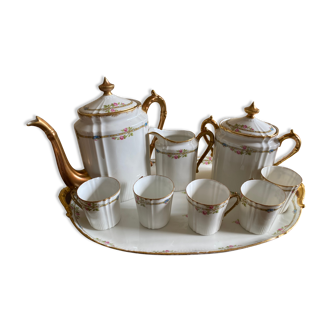 Limoges porcelain coffee service
