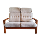 Vintage solid wood sofa