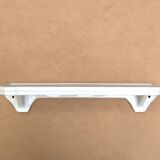 Grande étagère murale Art Deco en porcelaine blanche, années 20