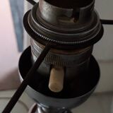 Chrome metal lamp