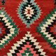 6x9 Red & Grey Orientel Large Kilim Rug, Vintage Wool Kilim Rug, 170x267Cm