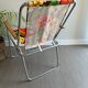 Vintage floral camping chair