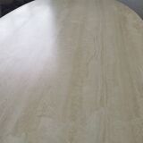 Oval coffee table in travertine, marble from the 70s/80s